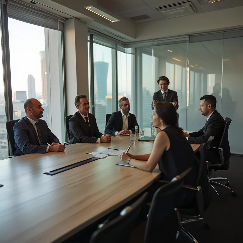 Equipo de ConsultArg en oficina principal